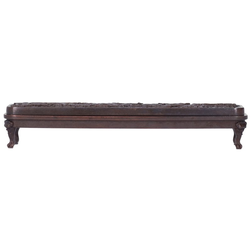 Brass Alloy Incense Burner Home Desktop Burning Incense Holder Case