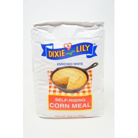 Dixie Lily Corn Meal Self Rising Enriched White, Buttermilk,  5 LB