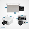 Seveat Bathroom Exhaust Fan with Light – 1000 Lumens, Dimmable,