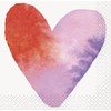 Unique Party 58561 - Watercolour Hearts Valentine's Day Cocktail Napkins,