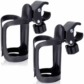 dodtazz Bicycle Drink Holder, Black, Child Seat Bicycle Drink Holder, Set of 2 (Set of 2)