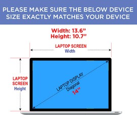 Artemis Shields Matte Screen Protector for Panasonic TOUGHBOOK FZ-55 14 Inch 2 PACK