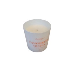 SCENTSATIONAL SCENTED TANGERINE GUAVA CANDLE, SINGLE WICK, WOODEN LID, 11OZ
