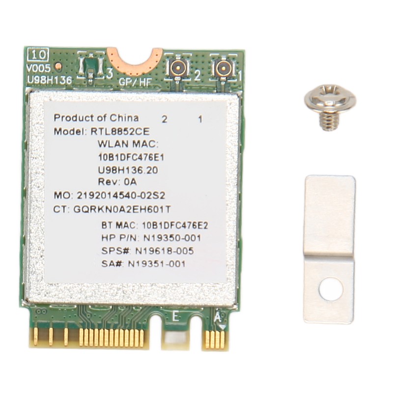 WiFi 6E Wireless Card 2.4GHz 5GHz 6GHz 5374Mbps NGFF BT5.3