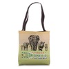 Big Five Proudly South African Wildlife on Africa Colors Tote