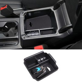 PIUGILH - Accesorios personalizados para VW Tiguan 2017-2024 y 2022 2023 2024 VW Taos para consola central de coche, caja de almacenamiento secundaria, bandeja de inserción con monedas