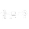 HEXATON Cylinder Head Screws with Hexagon Socket Partial Thread M6