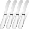 Patelai 4 Pcs Butter Spreader Knives, Stainless Steel Butter Knife