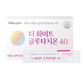 [Cellgate] The White Glutathione 40 Powdered Phospholipid Coating (2g 30 sachets) / [셀게이트] 더화이트 글루타치온40 분말형 인지질코팅 (2g 30포)