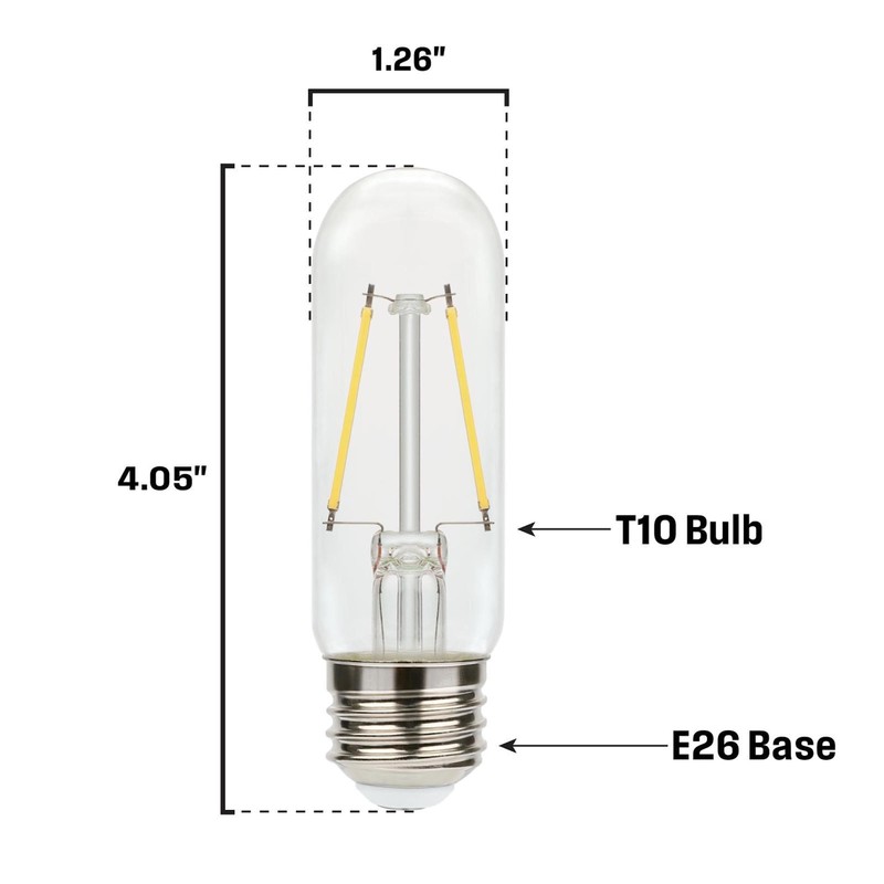 Westinghouse Lighting 5339020 3.5 Watt (60 Watt Equivalent) T10 Dimmable