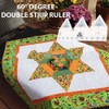 Ruler Grids 45/60/90 Degree Double Strip Ruler Transparent Acrylic Non