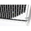 Black Bottom Locking Device for Privacy Chain Link Fence Slats