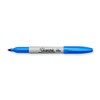 SHARPIE Fine Point Permanent Markers, Techno Blue, 1 Count