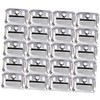 Gadpiparty Wpc Wall Panel Buckle 100pcs Stainless Steel Wall Panel