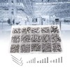 500PCS Pan Head Hex Socket Screws Stainless Steel Screw Nut