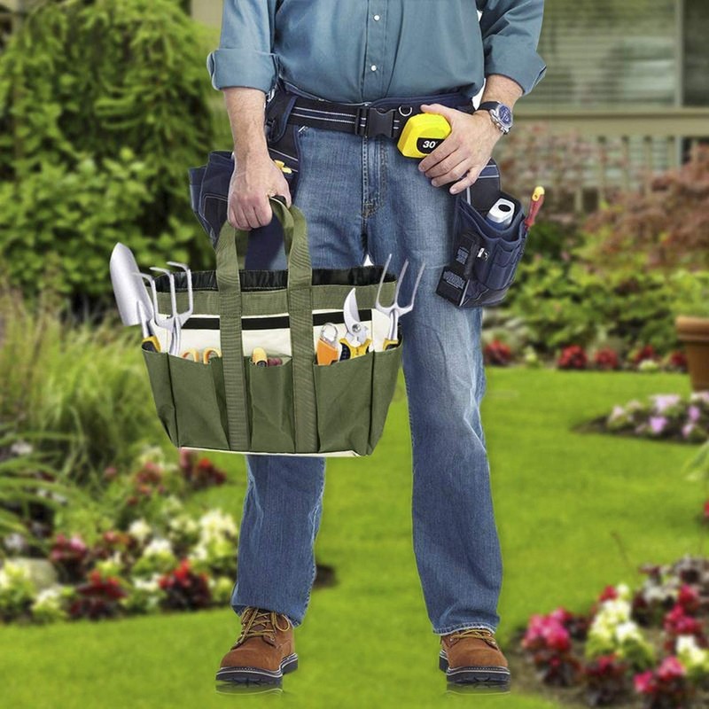 Gardening Tool Bag, Gardening Tools, Storage, Waterproof, Durable, Wear-resistant, Large