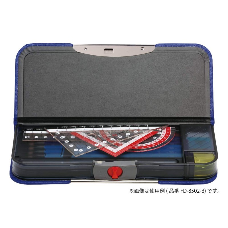 Sonic FD-8502-B Pencil Case, Fine Double-Sided Pencil Case, Arlock, Slim,
