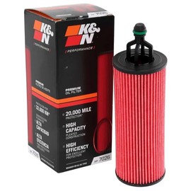 K&N Filtro de Aceite Premium HP-7026 para Chrysler Dodge Jeep Ram