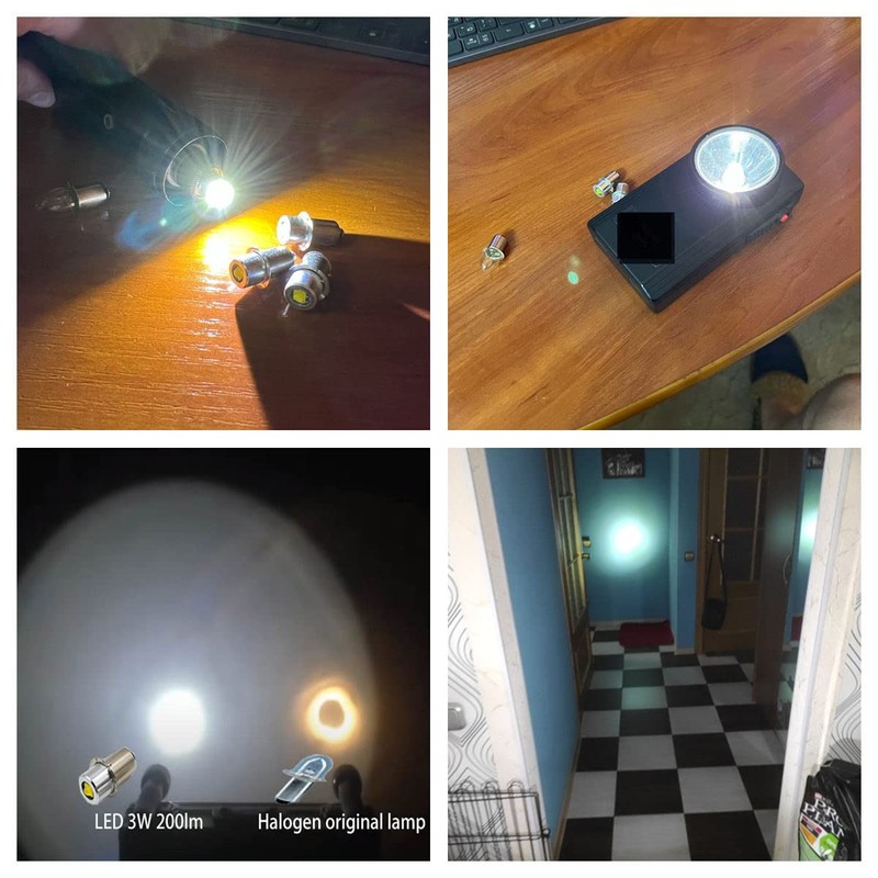 GLGYCB P13.5S PR2 LED Bulb Flashlight Replacement Led Conversion kit