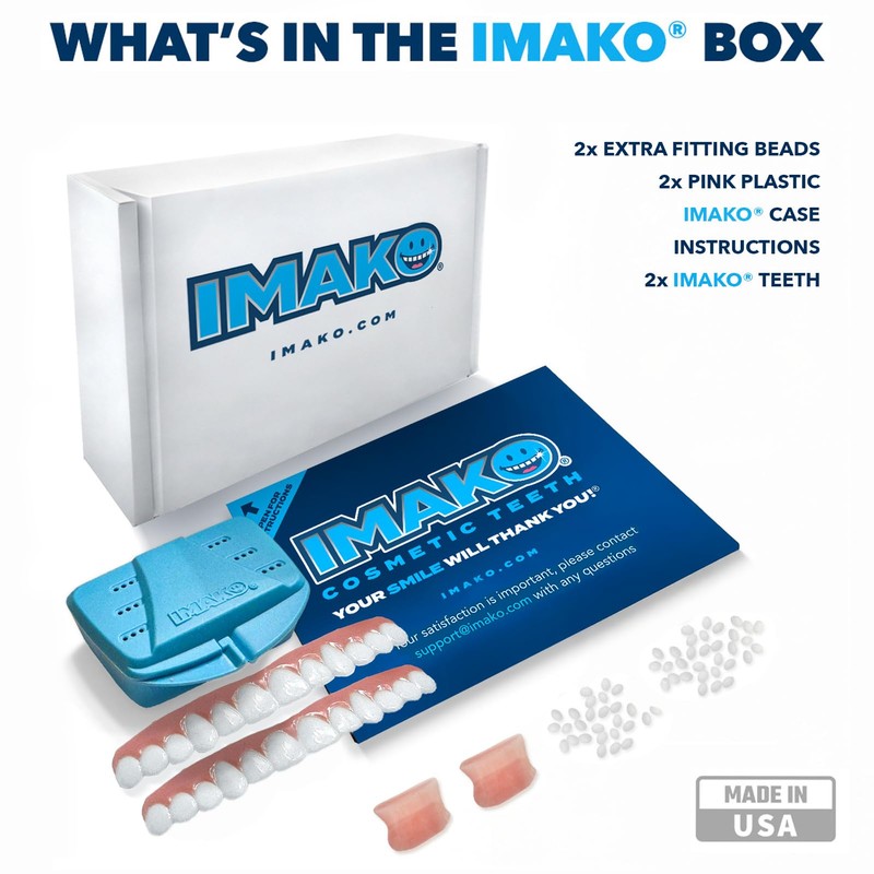 Imako Premium Cosmetic Uppers - 2 Pack - Small, Natural