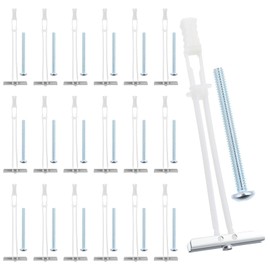 22Pcs Heavy Duty Toggle Bolts Drywall Anchor with Included Bolts for 1/4”-20,TV Mount Screws kit Stainless Steel Wall Anchors Holds Up to 270 Pounds Each in 1/2-in