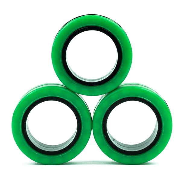 FinGears [Japan Authorized Dealer] Fidget Toy Ultimate Evolution of Hand Spinner Green-Black Large