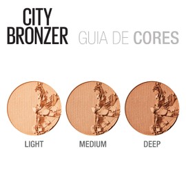 Maybelline New York City Bronzer Powder Makeup, Bronzer and Contour Powder, 200, 0.32 oz.