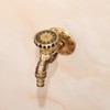 Antique Brass Faucet Bathroom Wall Mounted Washing Machine Faucet Outdoor