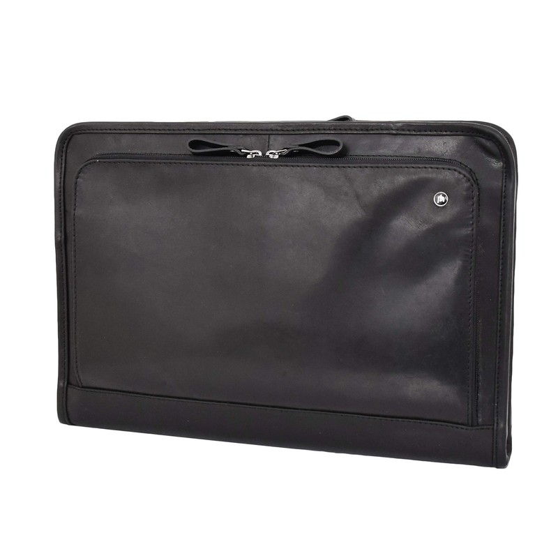 House of Luggage Geniune Leather Folio A4 Document Bag Tablet