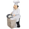 Chef Cooking Figurine Small Stereoscopic Art Ornament Resin Decoration Statue