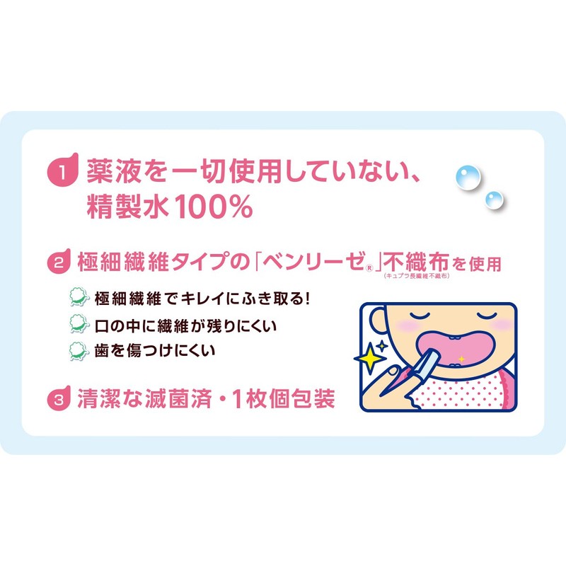 Dako Aka-chan Tooth Care Sheet, Pack of 28