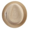 Men's Paper Braid Fedora Hat - Sand Heather L