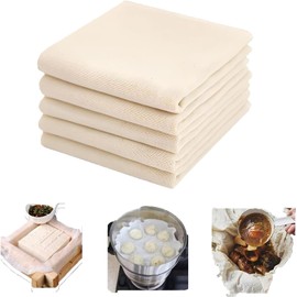 Tofu Making Cloth High Density Gauze Cooking Supplies High Density Cheese Strainer Cross for Making Tofu, Making Sushi Rice, Filtering, Squeezing, Steaming, Draining Yogurt Multipurpose Cooking