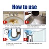 Jue-Fish Drain Cleaner, Toilet Kitchen Drain Anti-Clogging Deodorant Dredging Cleaner