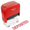 Deposited Self Inking Stamp, Printer 20 Style 1 - Red