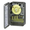 Intermatic T101 24-Hour Mechanical Time Switch - Reliable Control for Various Loads, 12 ON/Off Operations - Manual Override & Included Trippers, Designed for Industrial, Commercial, Residential