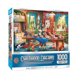 MasterPieces - 1000 Piece Jigsaw Puzzle, Baking Bread, Fun for Adults, Family, Kids, Matte Finish, 19.25" x 26.75