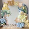 33Pcs Neutral Classic Winnie Baby Shower Birthday Balloons Large 12Inches