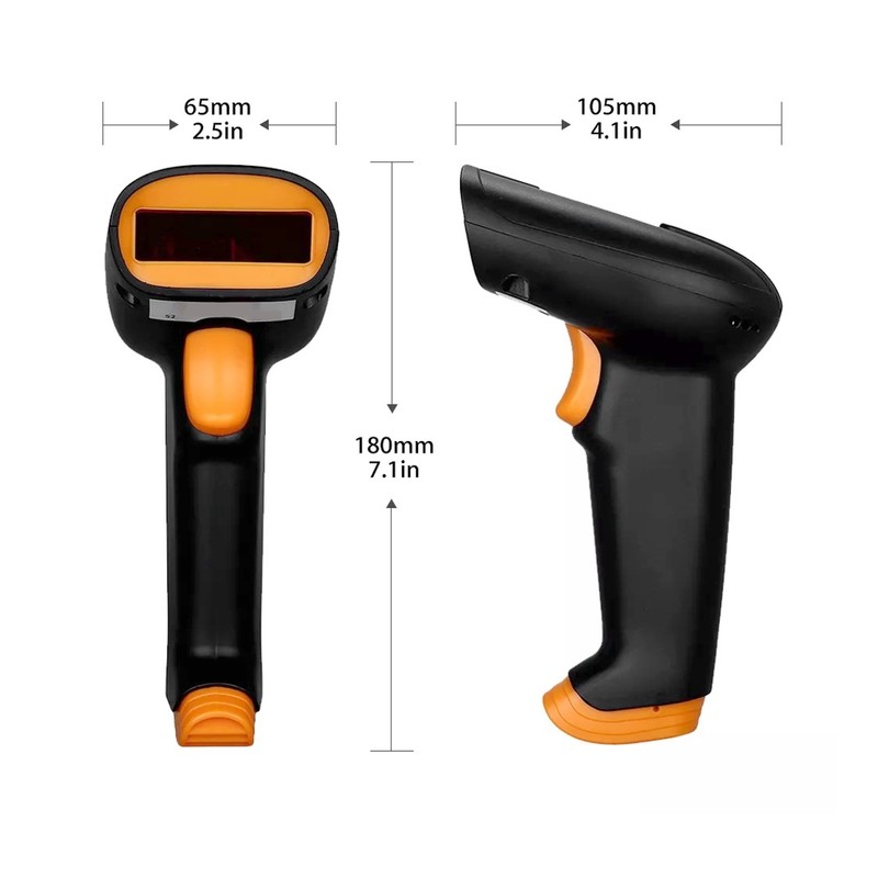 S8 1D 2D Wireless Barcode Scanner Quickly Accurately Handheld Bar