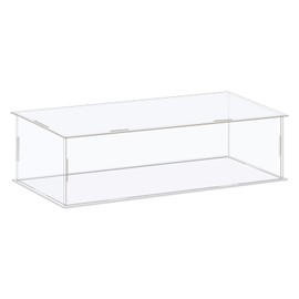 MECCANIXITY Acrylic Display Case Box Clear Dustproof Protection Showcase 10x4.3x4.3 Inch for Collectibles Display