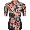 O'Neill Anglet Women's Surf Shirt, Black Tropical Flower