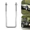 VIAGL U-Bolt Trailer Spare Tire Bracket, Spare Tire Carrier Galvanized