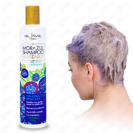 Shampoo Matizador Sin Sal Neutralizador Mora Azul Ne kane 300gr by Gaero Shop  Mantenimiento para Cabello Rubio, Decolorado y Platinado  Brillo y...  