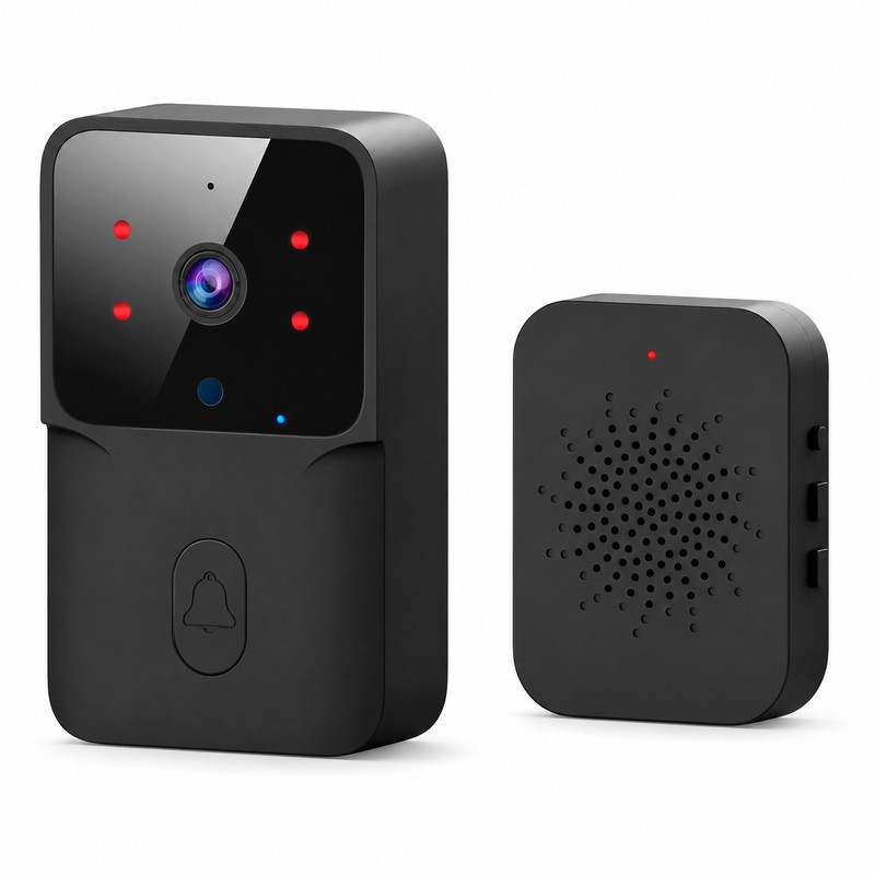 Wireless Video Doorbell for Home Security – HD WiFi Intercom