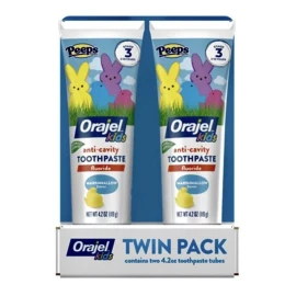 Orajel 2-pack Pasta De Dientes Niños Pascua Peeps Orajel Kids 119g