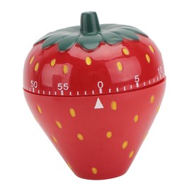 MAGICLULU Home Baking Timer Mechanical Kitchen Timer Strawberry Alarm Easy to Read Construction