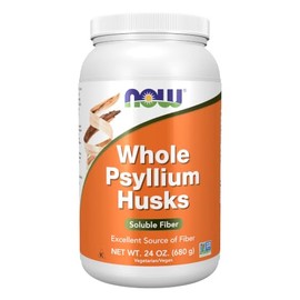 Now Psyllium Husk, WHOLE (24oz) | Now Cáscara de Psyllium (680 Gr)