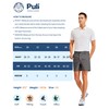 PULI Men’s Casual Shorts 5 Inch Inseam Golf Dress Shorts