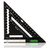 Beslands 7 inch Rafter Square with Level, Aluminum Metal Triangle