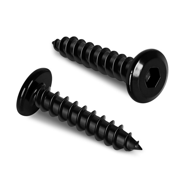 M6 x 20mm Flat Head Socket Cap Self Tapping Screws,